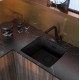 Кухонная мойка Deante MOMI 590x440x193мм Черный металлик графит Кухонная мойка Deante MOMI 590x440x193мм Черный металлик графит