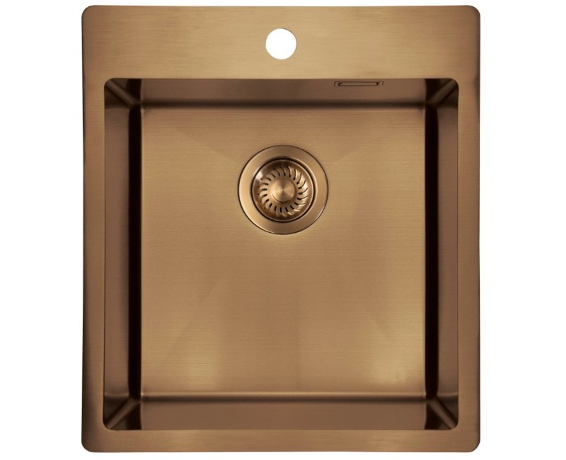 Virtuves izlietne Deante OLFATO 450x505x200mm matēta bronza