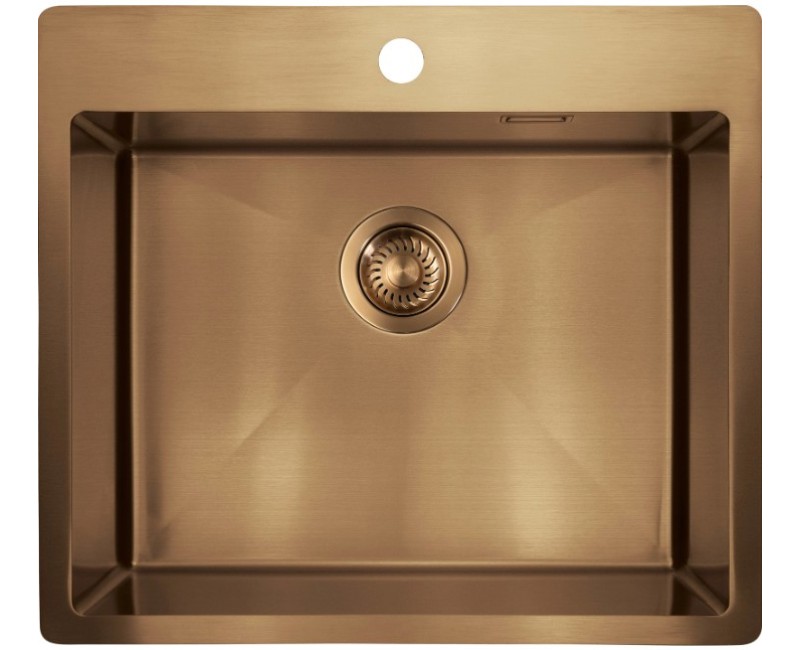 Virtuves izlietne Deante OLFATO 550x505x200mm matēta bronza