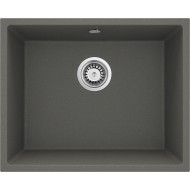 Virtuves izlietne Deante CORDA granīta 50x460x204mm, pabūvējama Metāliskts Antracīts
