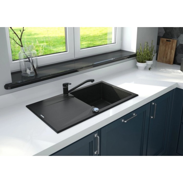 Кухонная мойка Deante EVORA 780x440x193мм Черный графит Кухонная мойка Deante EVORA 780x440x193мм Черный графит