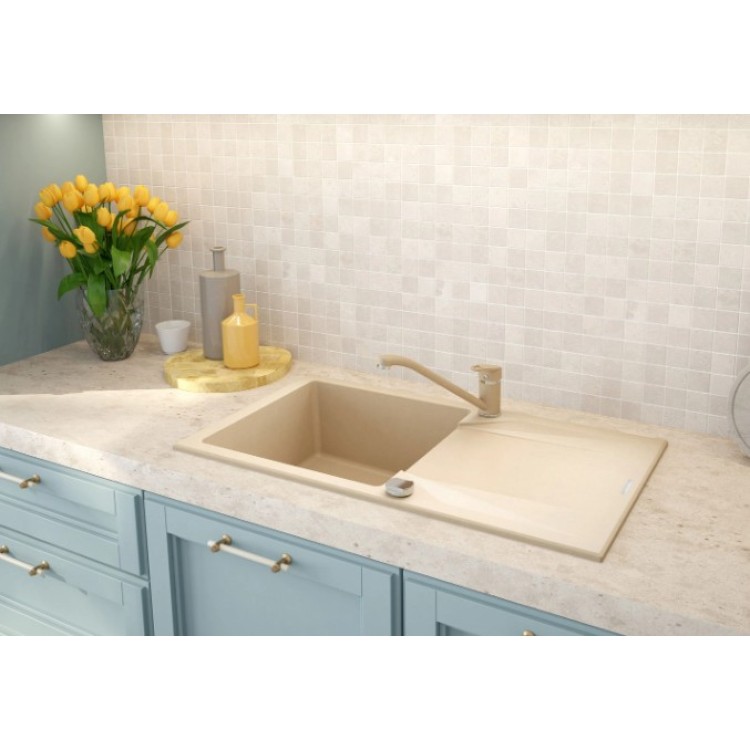 Virtuves izlietne Deante EVORA 90x440x193mm Bēša Virtuves izlietne Deante EVORA 90x440x193mm Bēša