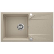 Virtuves izlietne Deante EVORA granīta 780x440x193mm Smilšu krāsa