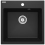 Кухонная мойка Deante EVORA 500х500х216мм Черный графит