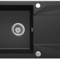 Virtuves izlietne Deante EVORA 780x440x193mm Melna grafīta