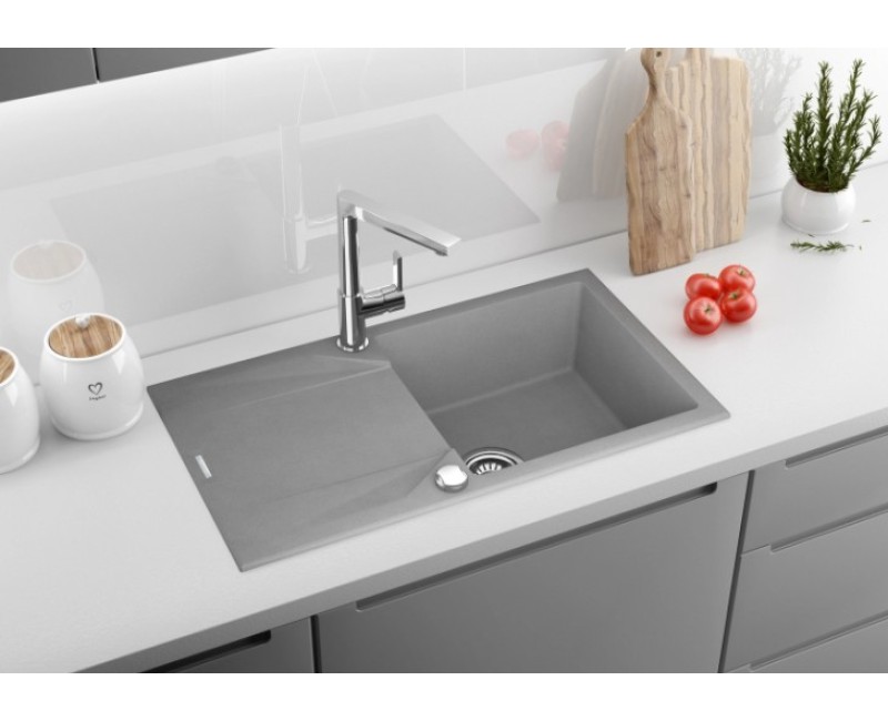 Кухонная мойка Deante EVORA 780x440x193мм Металлик серый
