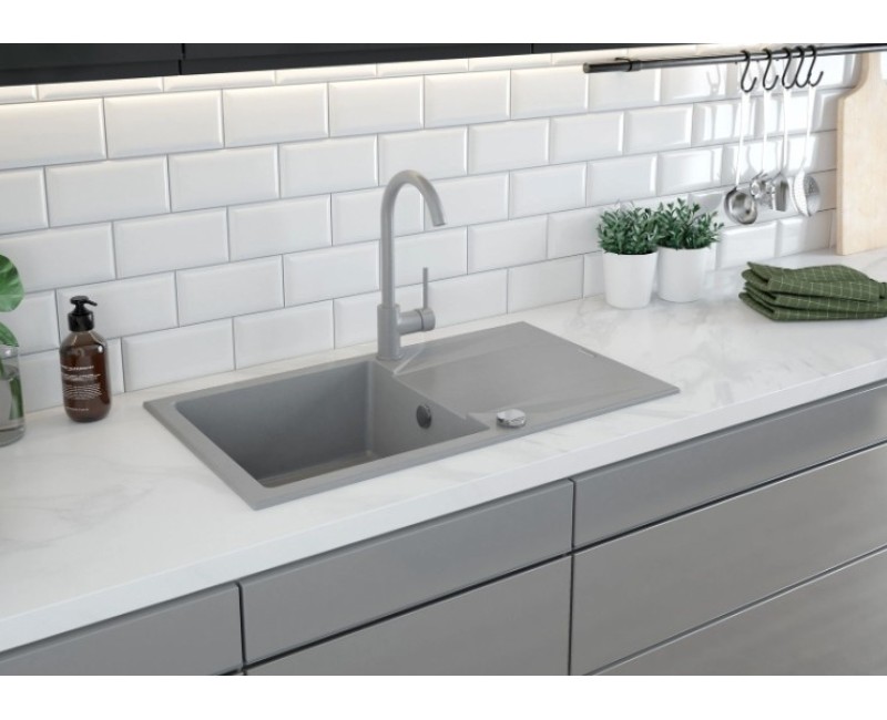 Кухонная мойка Deante EVORA 780x440x193мм Металлик серый