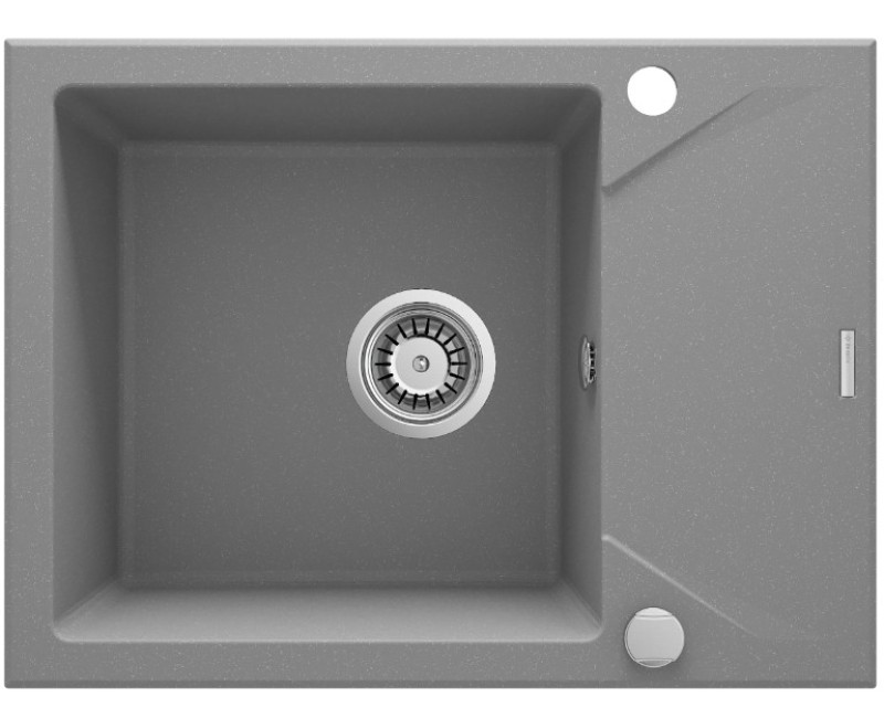 Кухонная мойка Deante EVORA 590x440x193мм Металлик серый