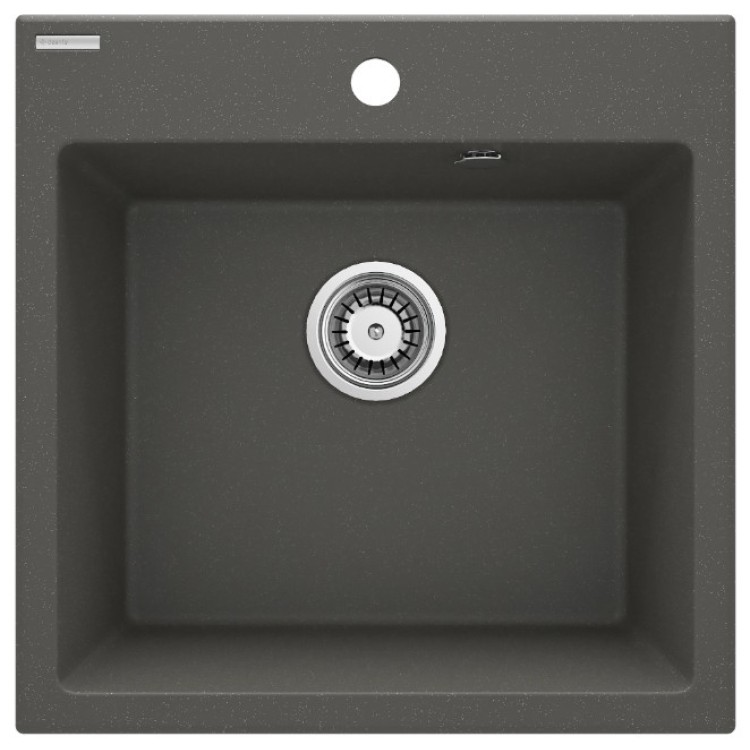 Virtuves izlietne Deante EVORA 500x500X216mm Metālisks Antracīts Virtuves izlietne Deante EVORA 500x500X216mm Metālisks Antracīts