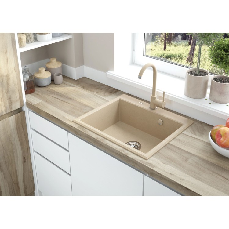 Virtuves izlietne Deante ANDANTE 600x520x210, BEIGE Virtuves izlietne Deante ANDANTE 600x520x210, BEIGE
