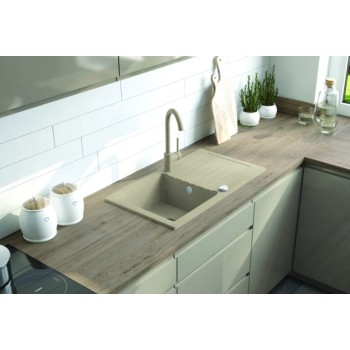 Кухонная мойка Deante ZORBA 760х440х160мм Бежевый