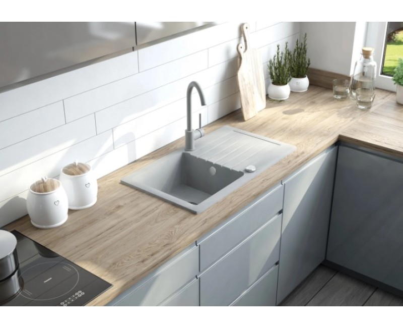 Virtuves izlietne Deante ZORBA 580x440x164mm Metāliski pelēks