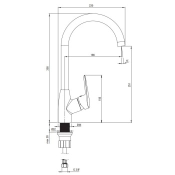 Кухонный комплект Deante мойка + смеситель Black Graphite