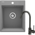 Кухонный комплект Deante мойка + смеситель Grey/Black