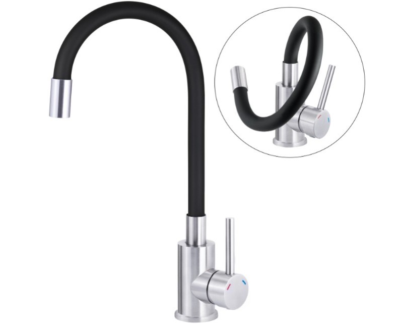 Кухонный комплект Deante мойка + смеситель Черный Графит/Хром