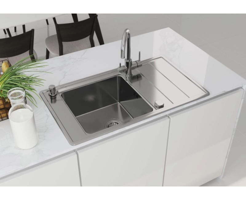 Šķidro ziepju dozators Deante, Hromēts