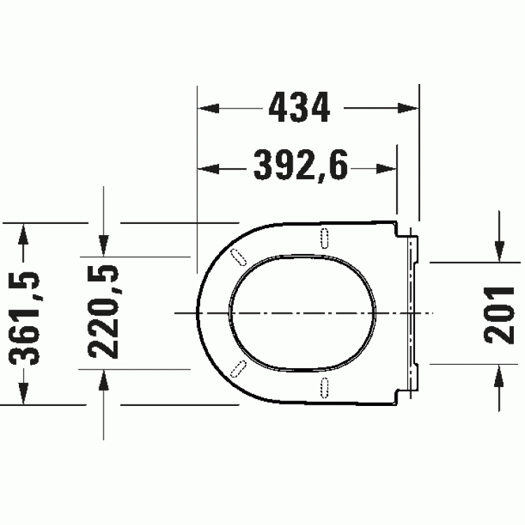 Poda vāks Duravit D-Neo, QR/SC, balts Poda vāks Duravit D-Neo, QR/SC, balts