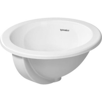 Vannas istabas izlietne Duravit Architec, d=400 mm, virsmai, ar pārplūdi, balta