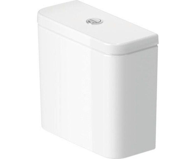 Skalojamā kaste podam Duravit DuraStyle, pievads no sāniem, 4,5/3 l, balta