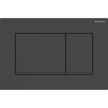 Кнопка для монтажной рамки Geberit Sigma30, 246x164 мм,  матовая черная