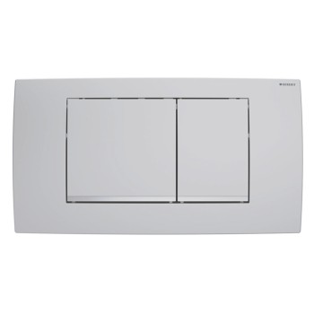 Кнопка для монтажной рамки Geberit Twinline30, 340x185 мм, блестящий хром/матовый хром
