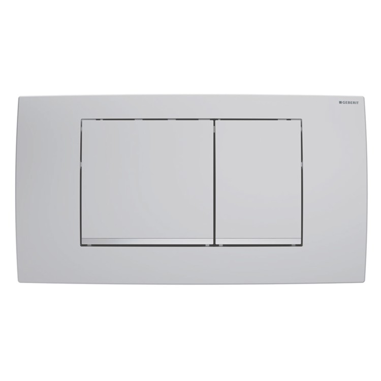 Кнопка для монтажной рамки Geberit Twinline30, 340x185 мм, блестящий хром/матовый хром