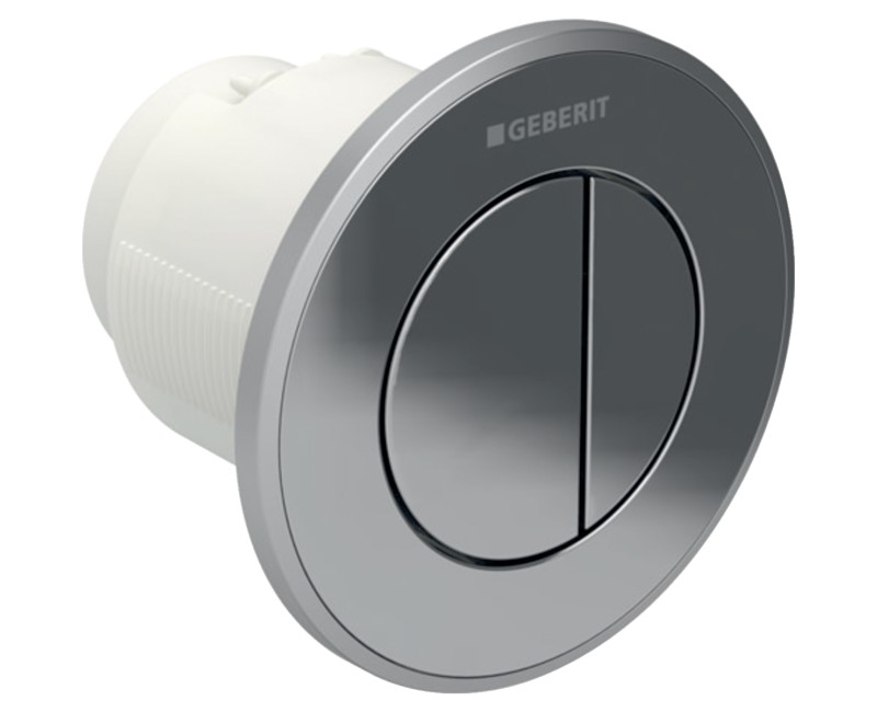 Кнопка для монтажной рамы Geberit Typ10, хром/матовый хром/хром