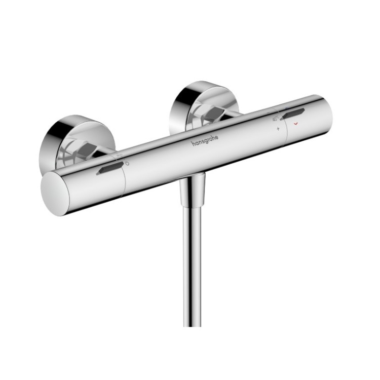 Dušas maisītājs Hansgrohe Ecostat Fine, ar termostatu hroms Dušas maisītājs Hansgrohe Ecostat Fine, ar termostatu hroms