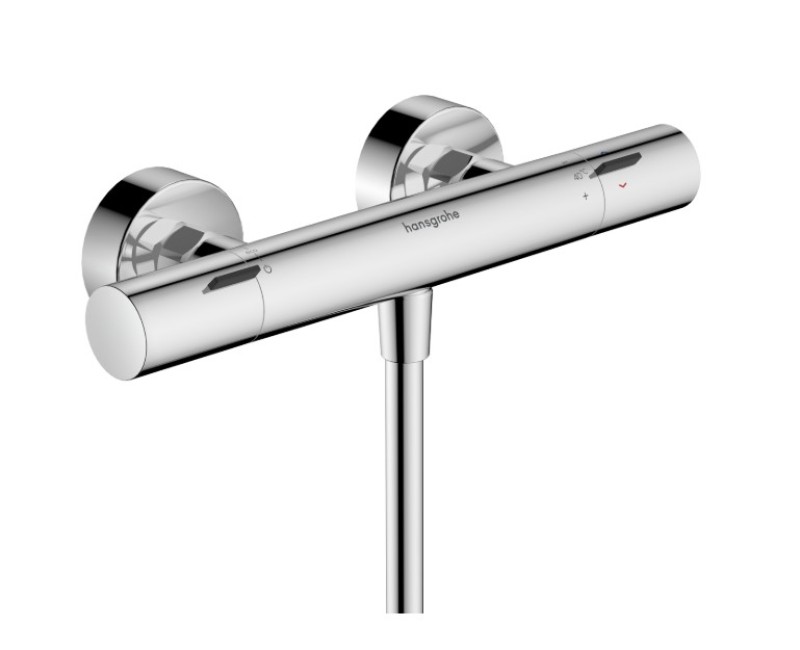 Смеситель для душа Hansgrohe Ecostat Fine, с термостатом, хром