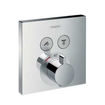 Dušas maisītājs Hansgrohe ShowerSelect virsapmetuma daļa, ar 2 izejām, hroms