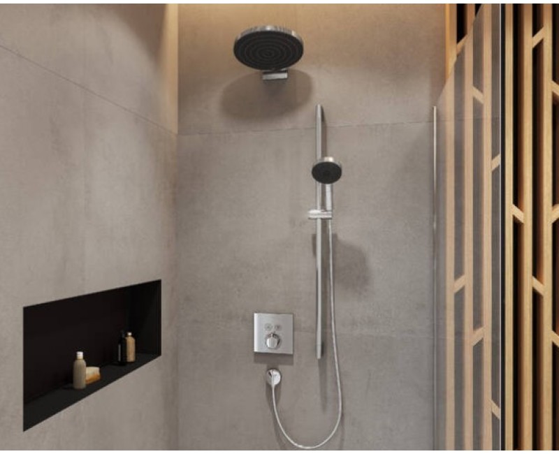 Dušas maisītājs Hansgrohe ShowerSelect virsapmetuma daļa, ar 2 izejām, hroms