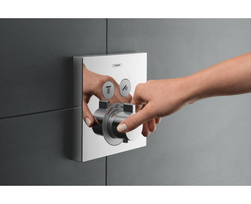 Dušas maisītājs Hansgrohe ShowerSelect virsapmetuma daļa, ar 2 izejām, hroms