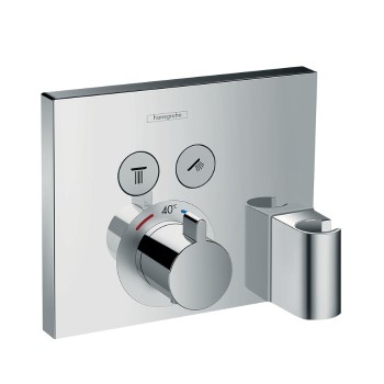 Dušas maisītājs Hansgrohe ShowerSelect virsapmetuma daļa, ar 2 izejām un Fixfit turētāju, hroms