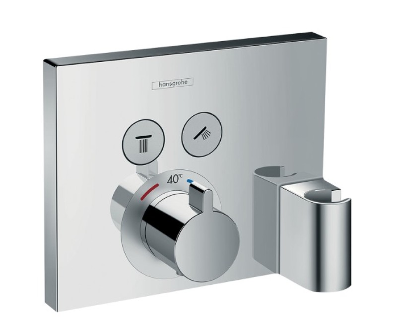Смеситель для душа Hansgrohe ShowerSelect накладная часть, с 2 выходами, хром