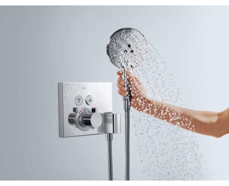 Смеситель для душа Hansgrohe ShowerSelect накладная часть, с 2 выходами, хром