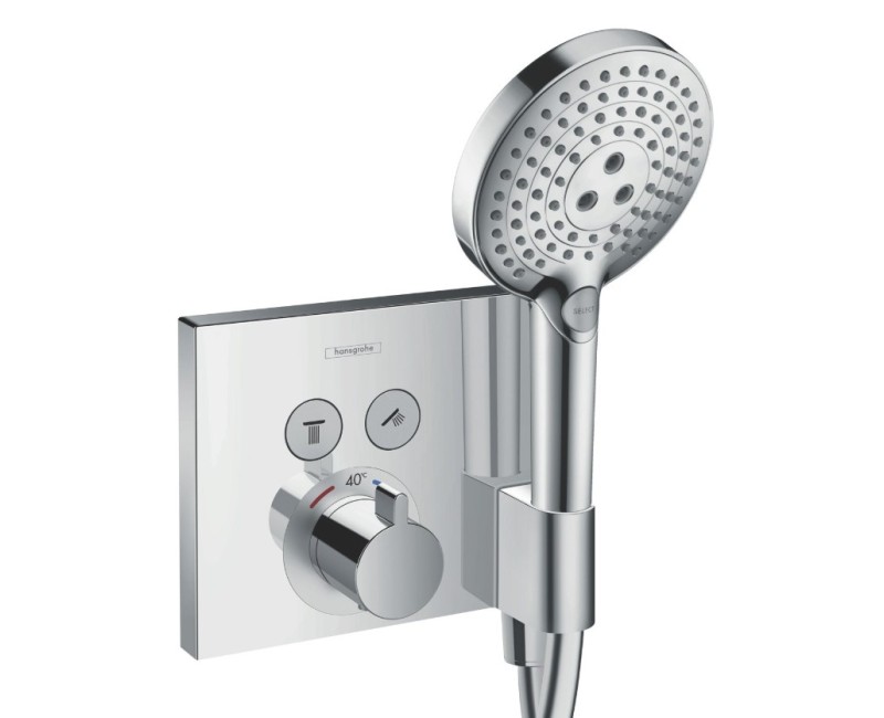 Смеситель для душа Hansgrohe ShowerSelect накладная часть, с 2 выходами, хром