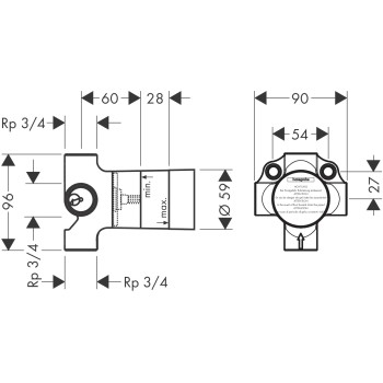 Maisītāja pārslēgs Quattro 4 ceļu pārslēdzēja zemapmetuma daļa