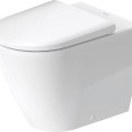 Унитаз Duravit D-Neo Rimless, с крышкой QR/SC, 370х580 мм, белый