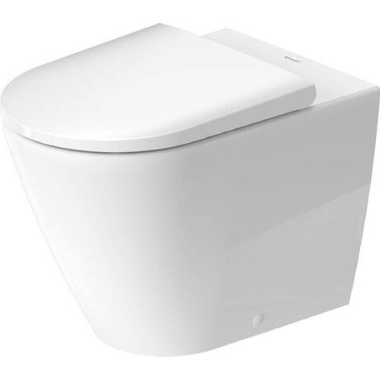 Tualetes pods Duravit D-Neo Rimless, ar vāku QR/SC, 370x580 mm, balts Tualetes pods Duravit D-Neo Rimless, ar vāku QR/SC, 370x580 mm, balts