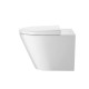 Tualetes pods Duravit D-Neo Rimless, ar vāku QR/SC, 370x580 mm, balts Tualetes pods Duravit D-Neo Rimless, ar vāku QR/SC, 370x580 mm, balts