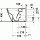 Tualetes pods Duravit D-Neo Rimless, ar vāku QR/SC, 370x580 mm, balts Tualetes pods Duravit D-Neo Rimless, ar vāku QR/SC, 370x580 mm, balts