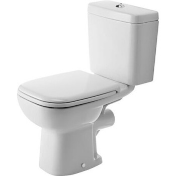 Tualetes poda apakša Duravit D-Code, 355x650 mm, horizontāls izvads, balta