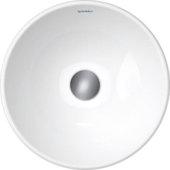 Vannas istabas izlietne Duravit D-Neo, d=400 mm, uz virsmas, balta