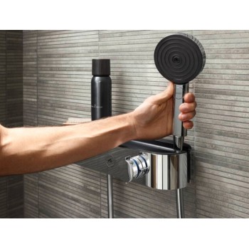 Душевая трубка Hansgrohe Pulsify Select 105 3jet Relaxation, матовый черный