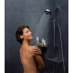 Dušas sistēma Hansgrohe Ecostat Fine ar dušas kompl. Pulsify Select S 105 3jet Relaxation EcoSmart, hroms Dušas sistēma Hansgrohe Ecostat Fine ar dušas kompl. Pulsify Select S 105 3jet Relaxation EcoSmart, hroms