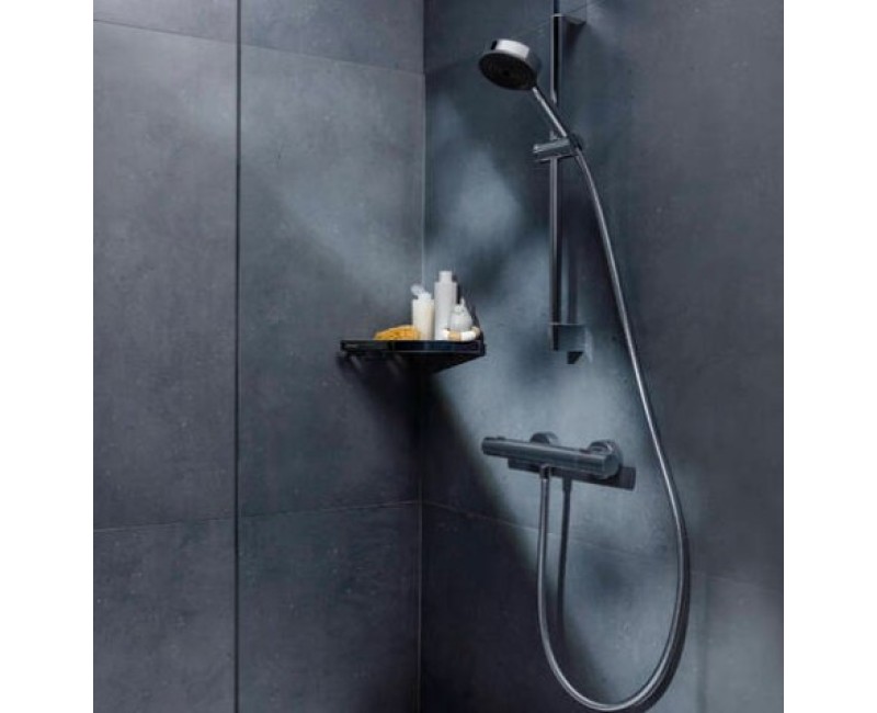 Душевая система Hansgrohe Ecostat Fine с душем в комплекте. Pulsify Select S 105 3jet Relaxation EcoSmart, хром