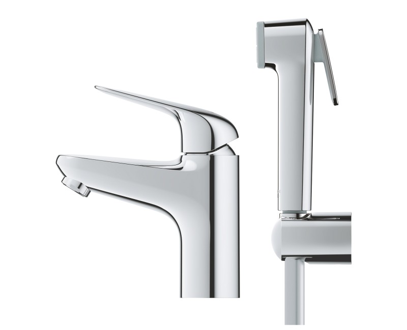 Izlietnes maisītājs Grohe Euroeco S, ar bidettu, hroms