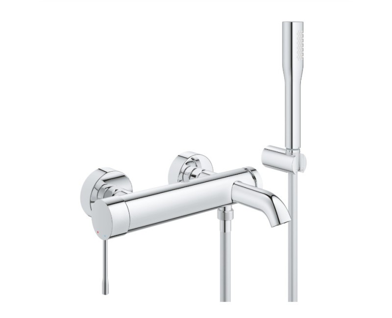 Смеситель для ванны/душа Grohe Essence с душевым гарнитуром, хром