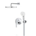 Смеситель для ванны/душа Grohe гарнитур Eurosmart/Tempesta 250, хром