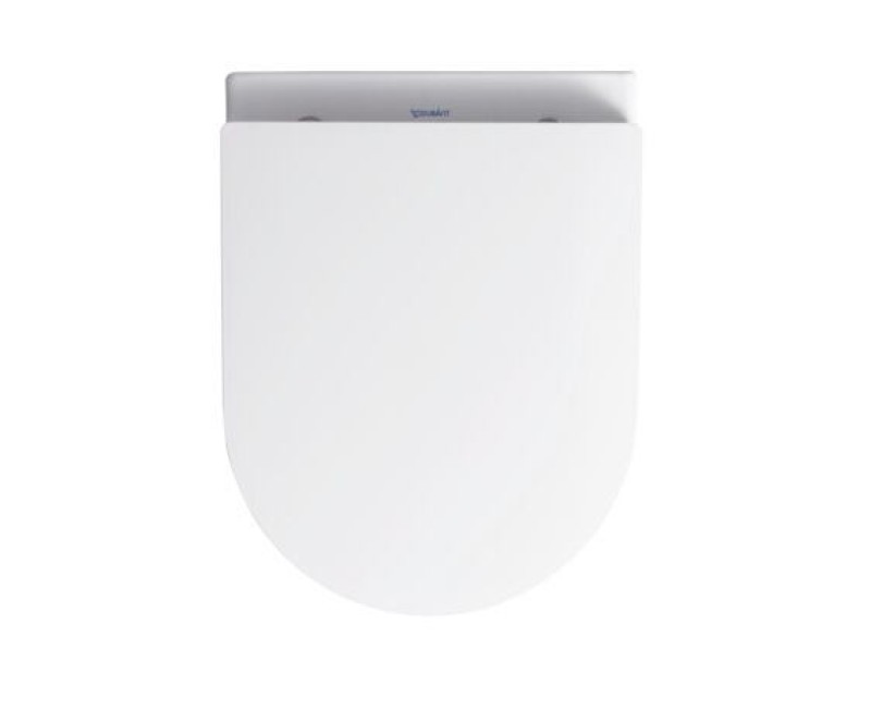 Подвесной унитаз Duravit ME by Starck Compact Rimless, без крышки, 370х480 мм, Durafix, белый WG